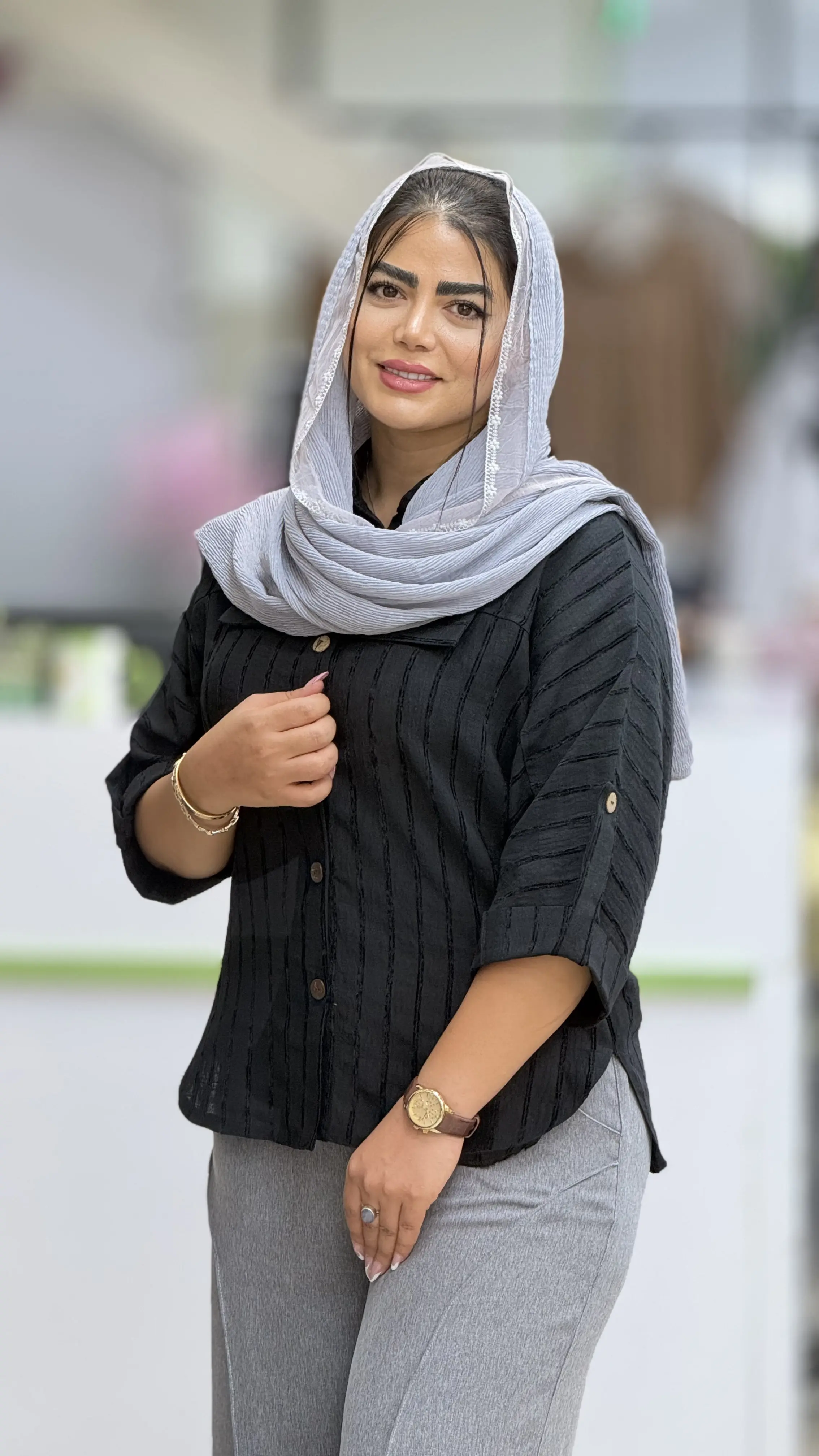 شومیز لینن زارا